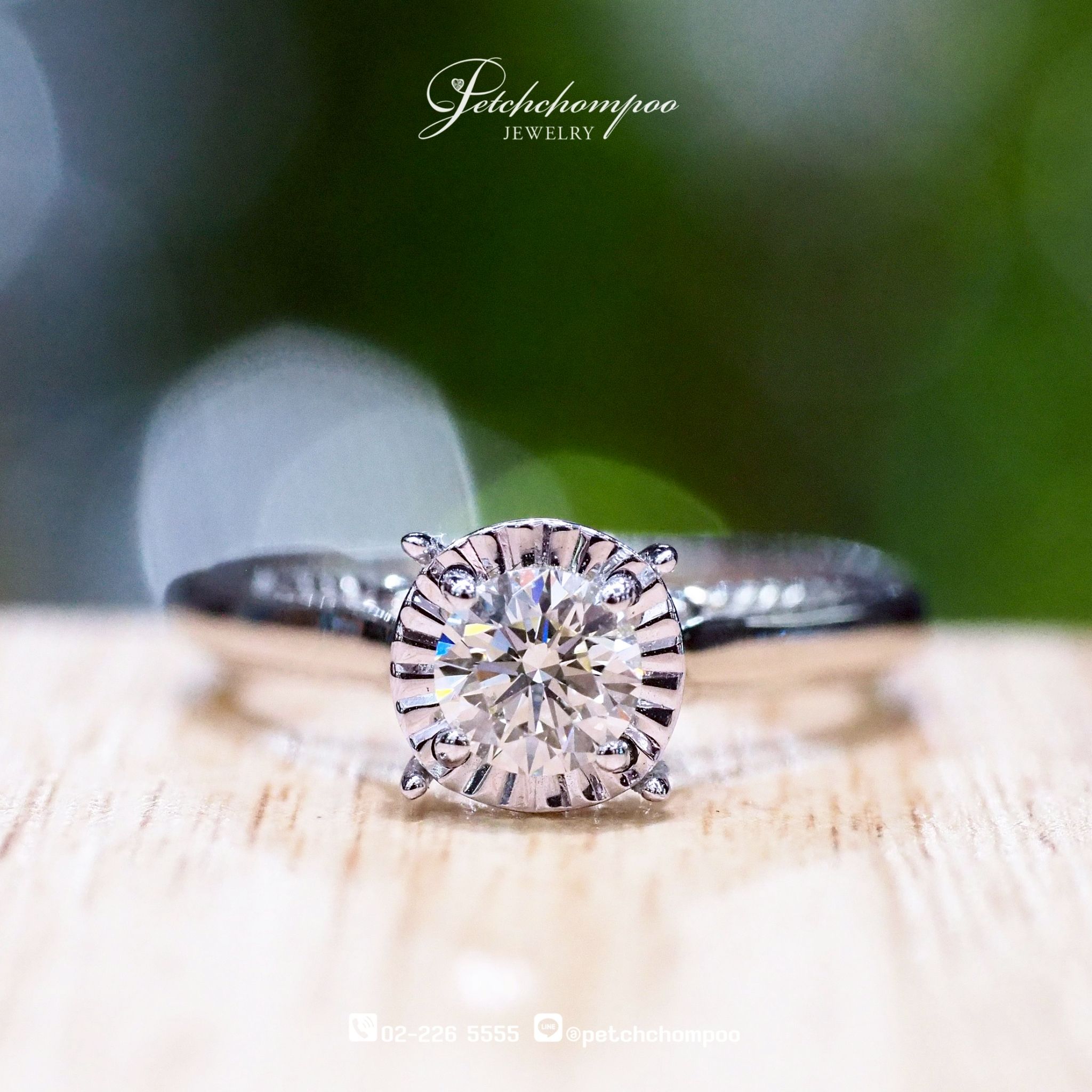[023728] 0.51 Carat diamond ring  59,000 
