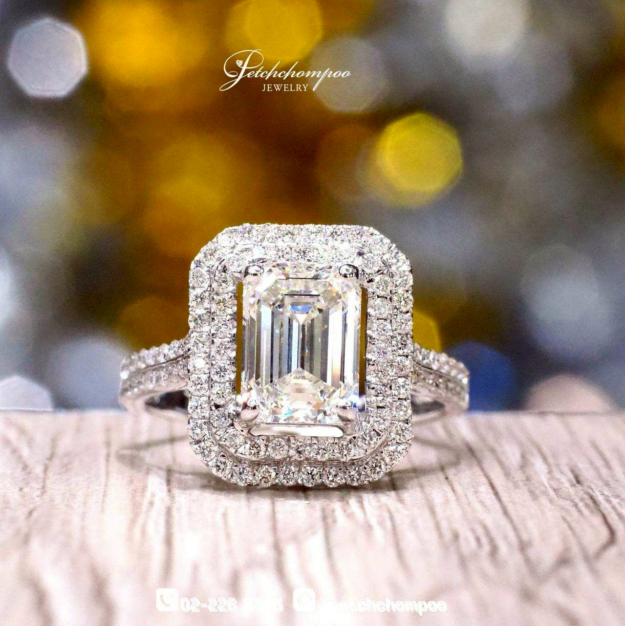 [27189] 2 carat emerald cut diamond ring Discount 399,000