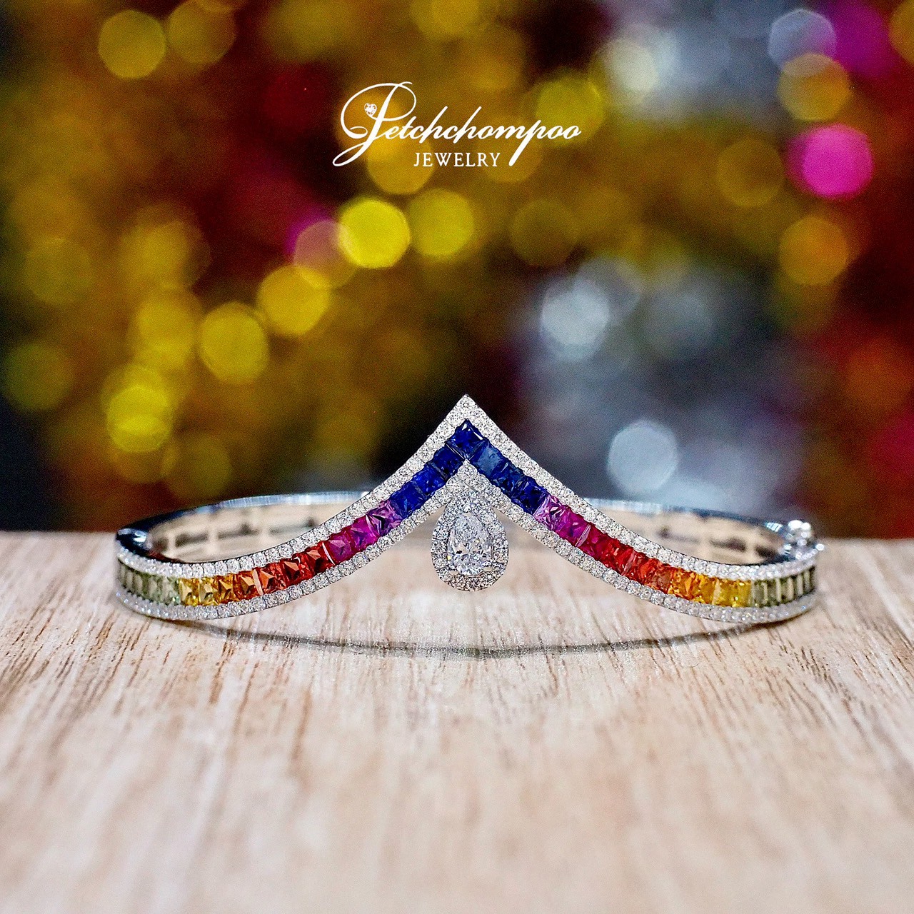 [26981] Multicolor Sapphire Gemstone Bangle  199,000 