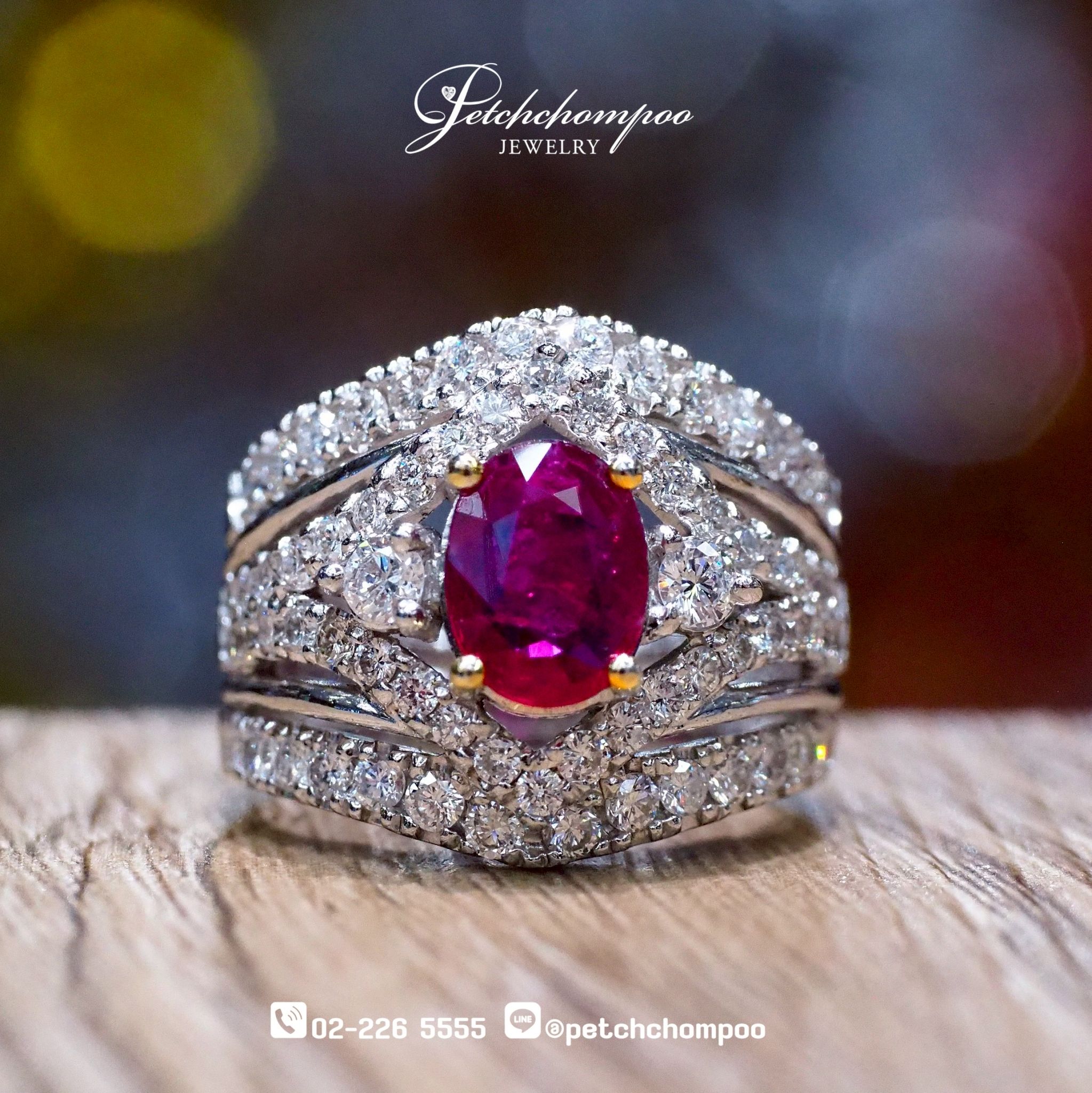 [024012] Ruby and diamond ring  89,000 