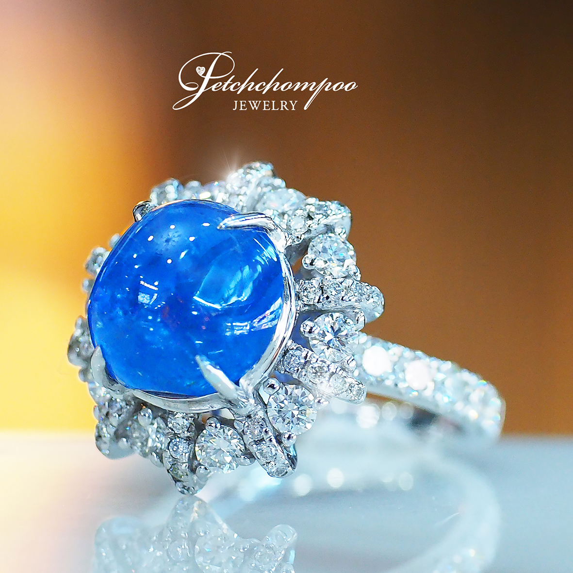 [27319] Unheated sapphire ring 6.22 carats  89,000 