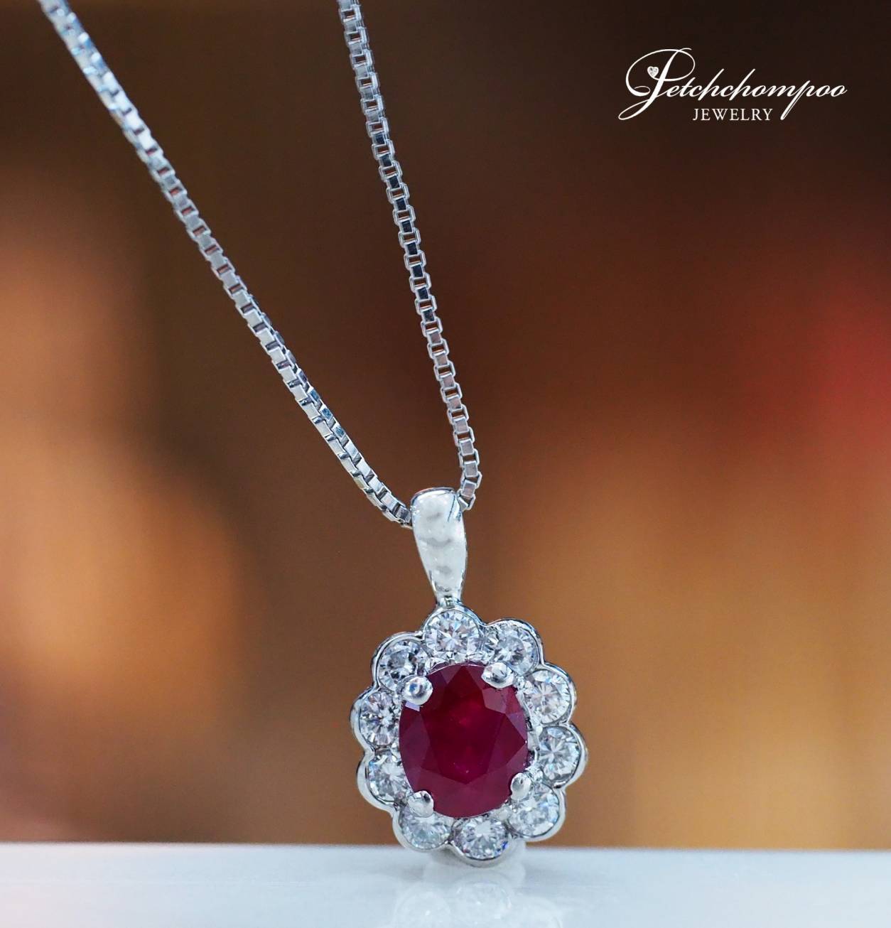 [29172] Ruby pendant with chain  29,000 