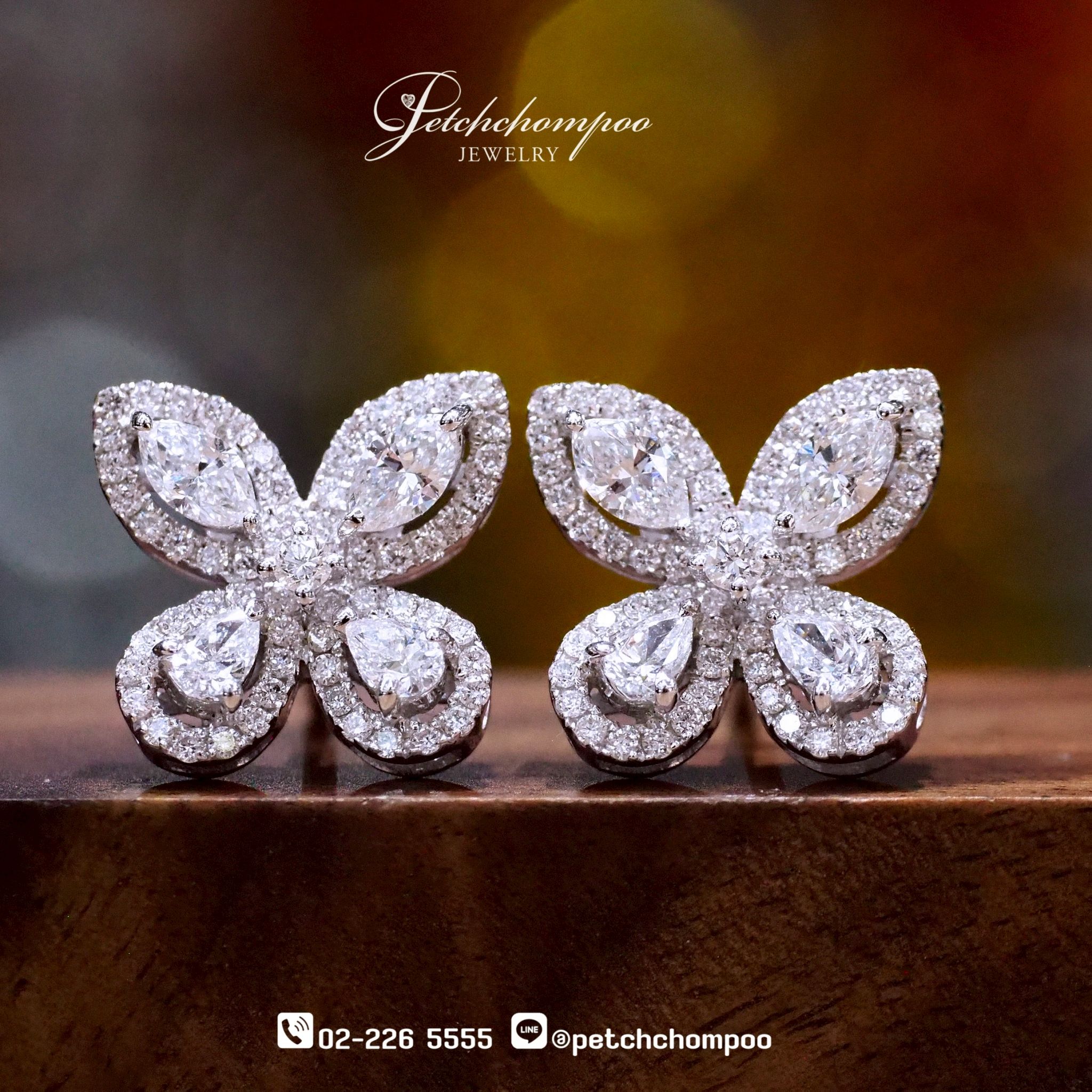 [26340] Diamond Earrings Discount 89,000