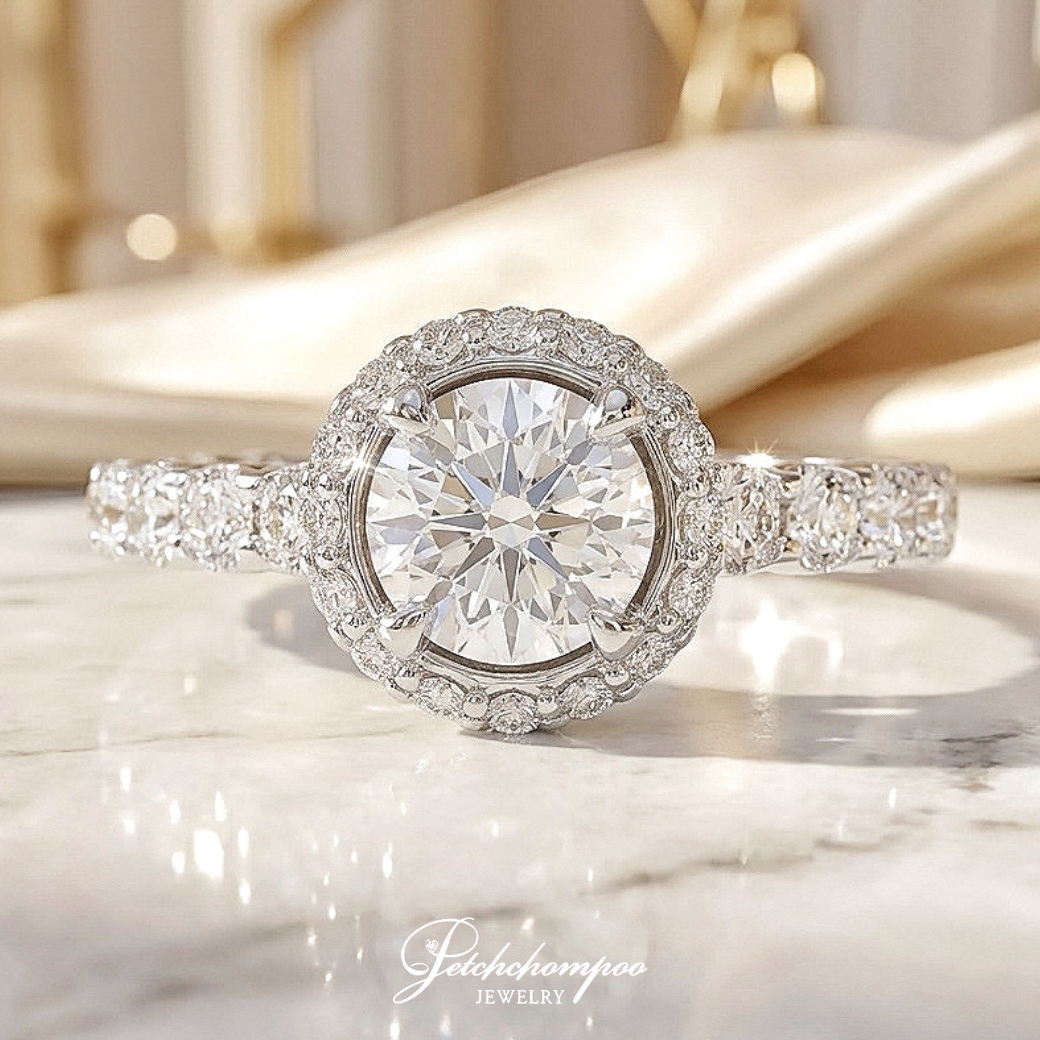 [28839] Brilliant Crown™ Diamond Ring – 0.71 Carats Total | G VVS2 3EX GIA  129,000 
