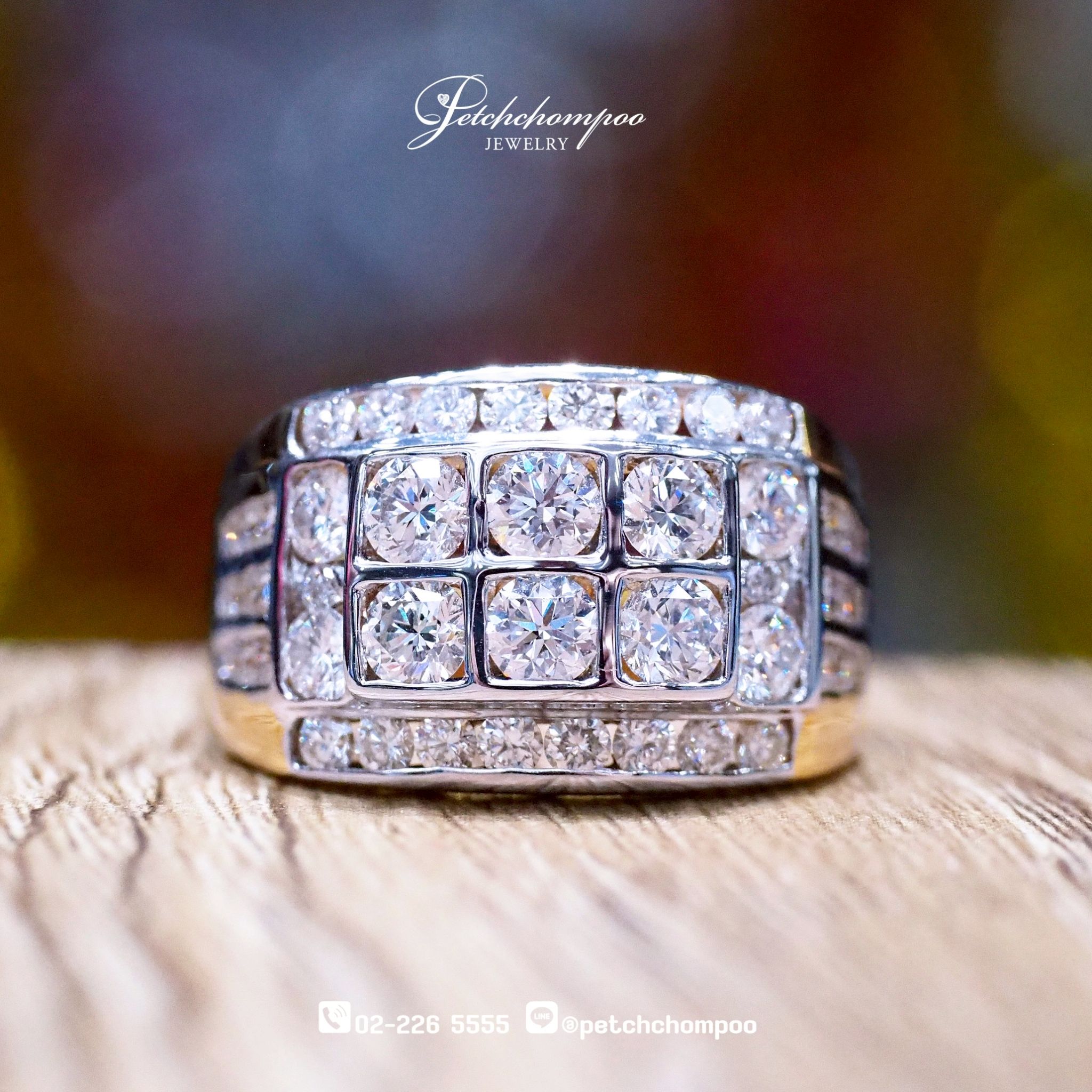 [022800] Diamond Men Ring Discount 75,000