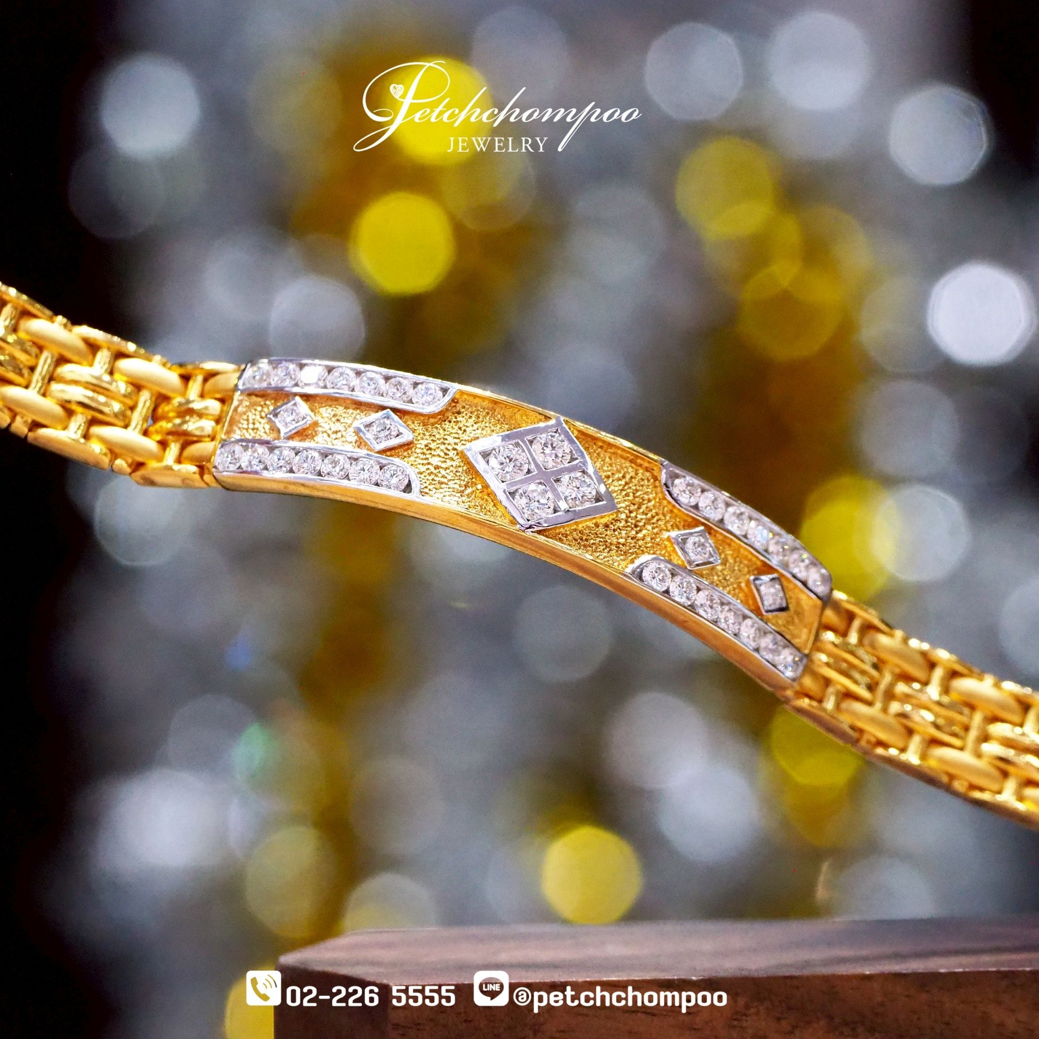 [024429] Diamond men bracelet  190,000 