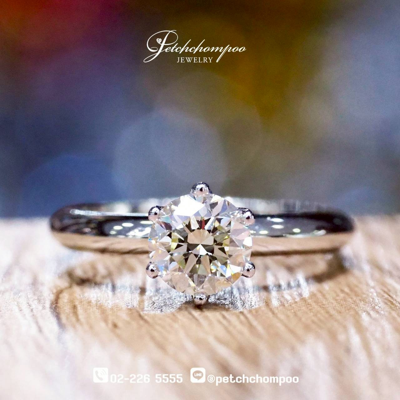 [29971] Solitaire Crown™ Diamond Ring – 1.01 Carat Discount 49,000