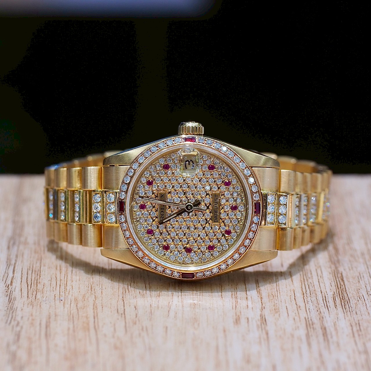 [30842] นาฬิกา Rolex Datejust 31mm Ref.68278 Full Gold & Diamonds  499,000 