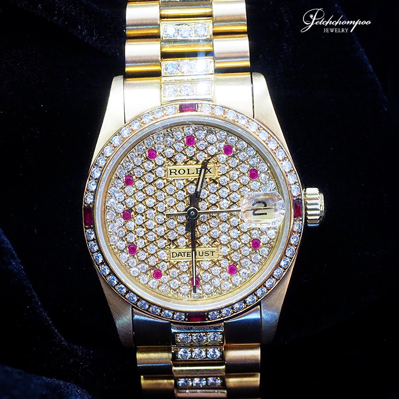 [30842] Rolex Datejust 31mm Ref.68278 Full Gold & Diamonds  499,000 