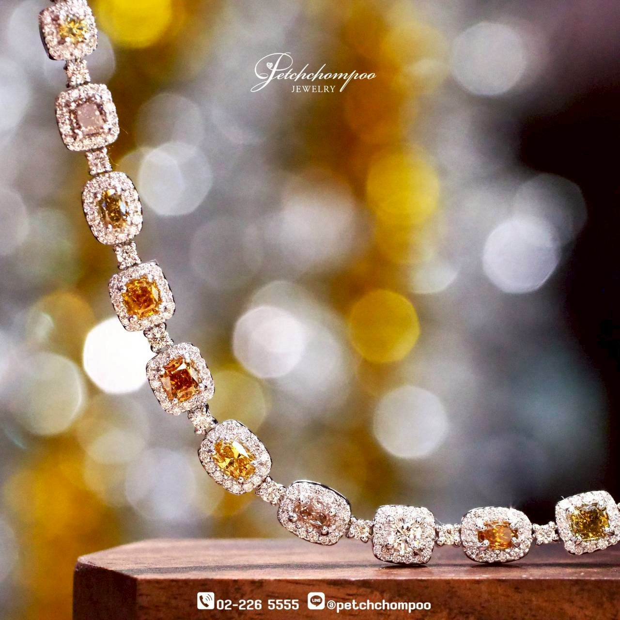 [29955] Aurora Radiance Fancy Diamond Bracelet 4.71 carats  159,000 