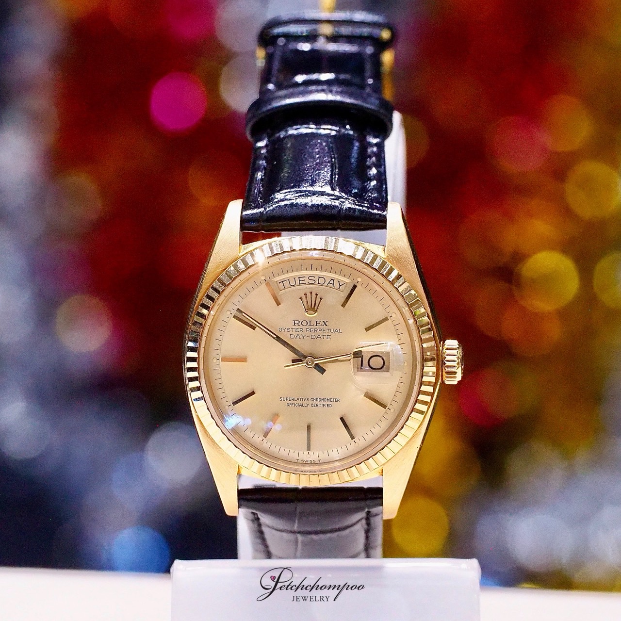 [29969] Rolex Day Date 1803 Champange Dial Gold Mens Watch  265,000 