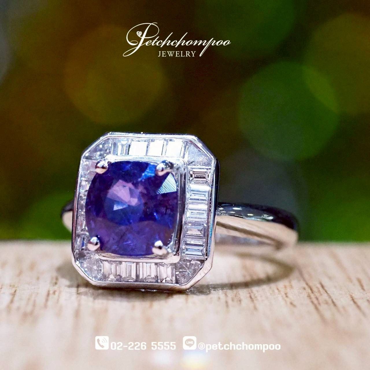 [30084] Mystique Mirage™ Color Change Sapphire 3.04 carat & Diamond Ring  89,000 