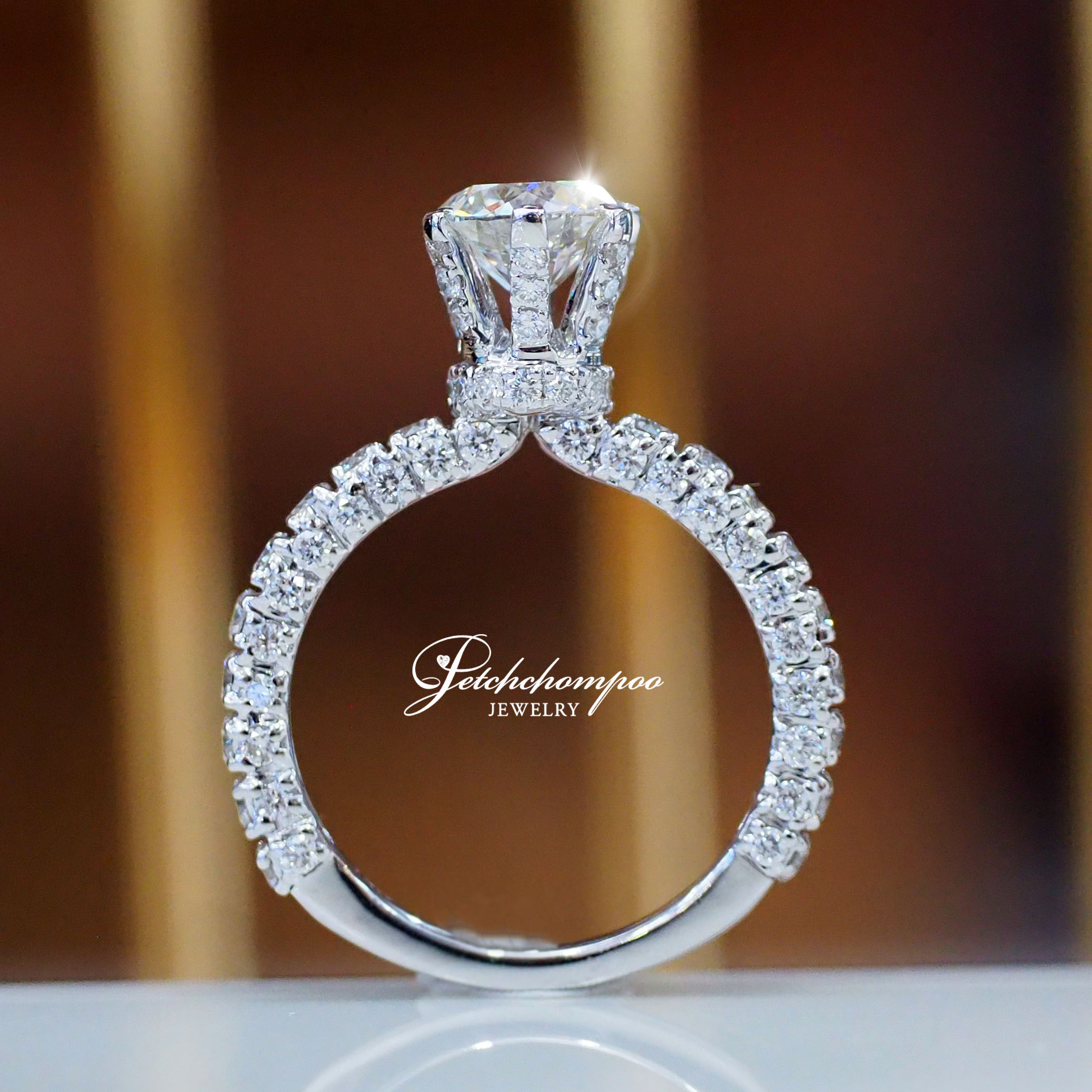[27001] Certified Diamond Ring HRD 1.06 ct. Triple Excellent Discount 349,000