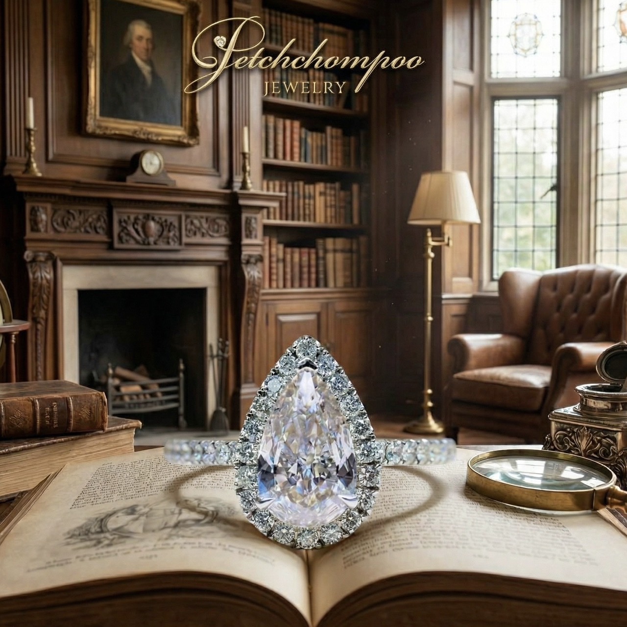 [30715] Ethereal Teardrop K-IF 1.51 carat pear-shaped ring diamond  | K IF IGI Discount 129,000