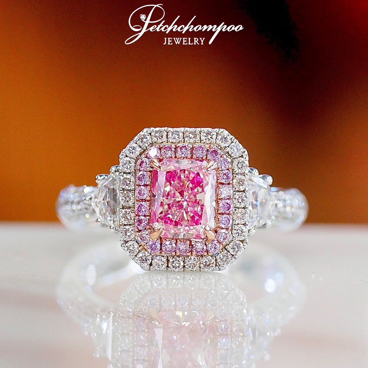 [27421] Pink diamond ring 1.01 carat EGL  390,000 