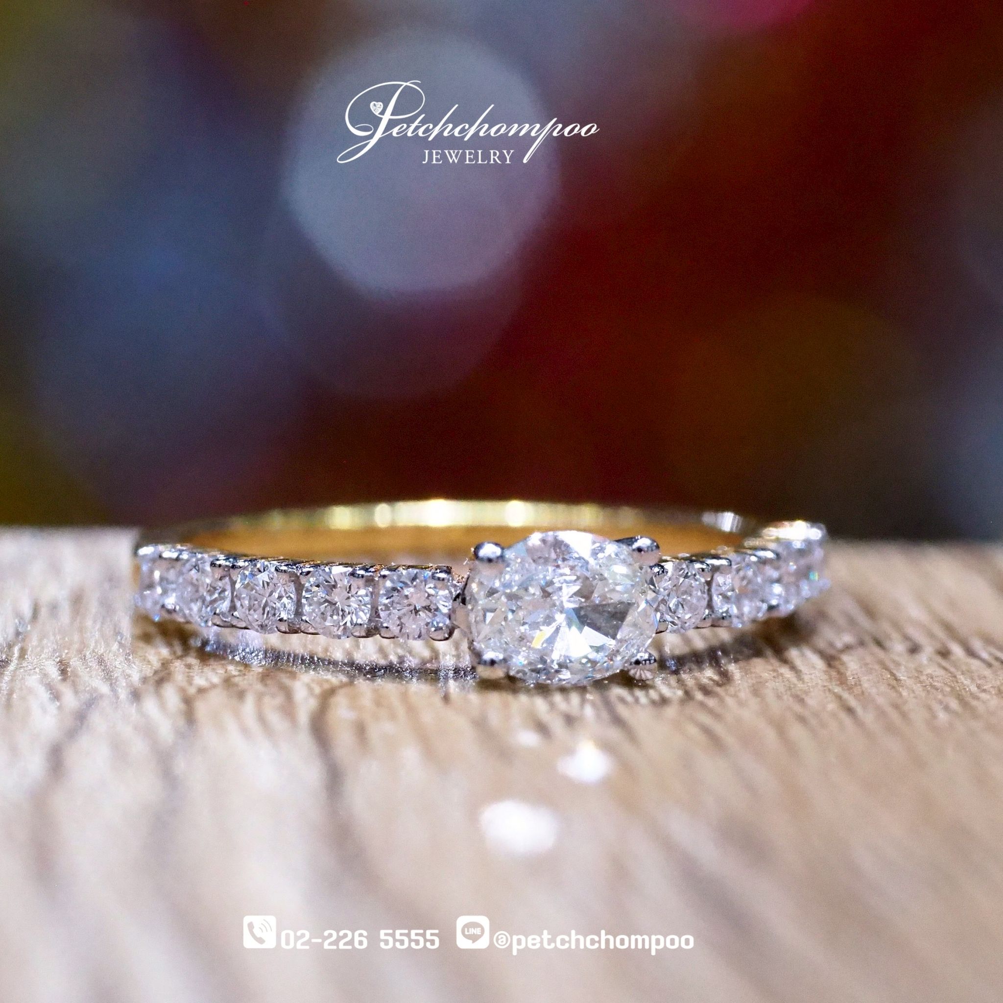 [26007] 0.54 Carat Oval cut diamond ring  59,000 