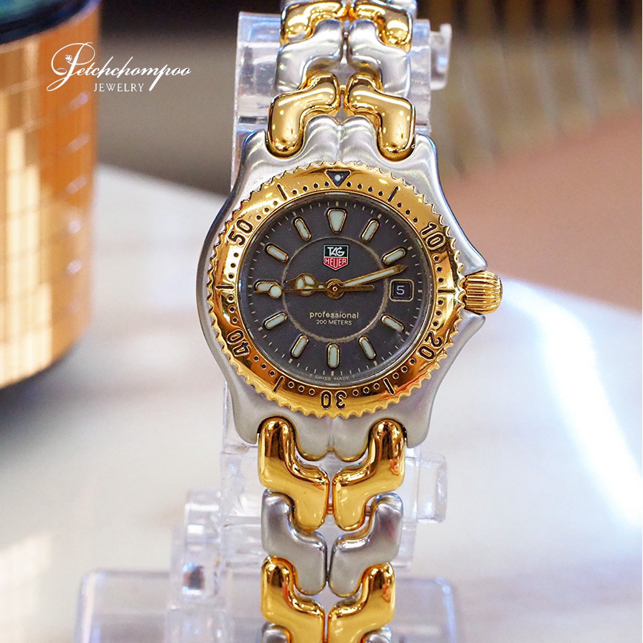 [31084] Tag Heuer ก้างปลา Two-Tone Lady Size 26mm  15,500 
