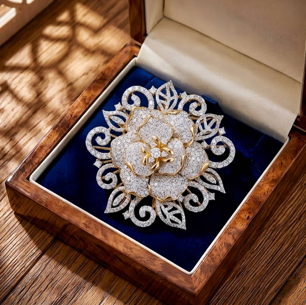 [29550] 7.85 carat diamond brooch  299,000 