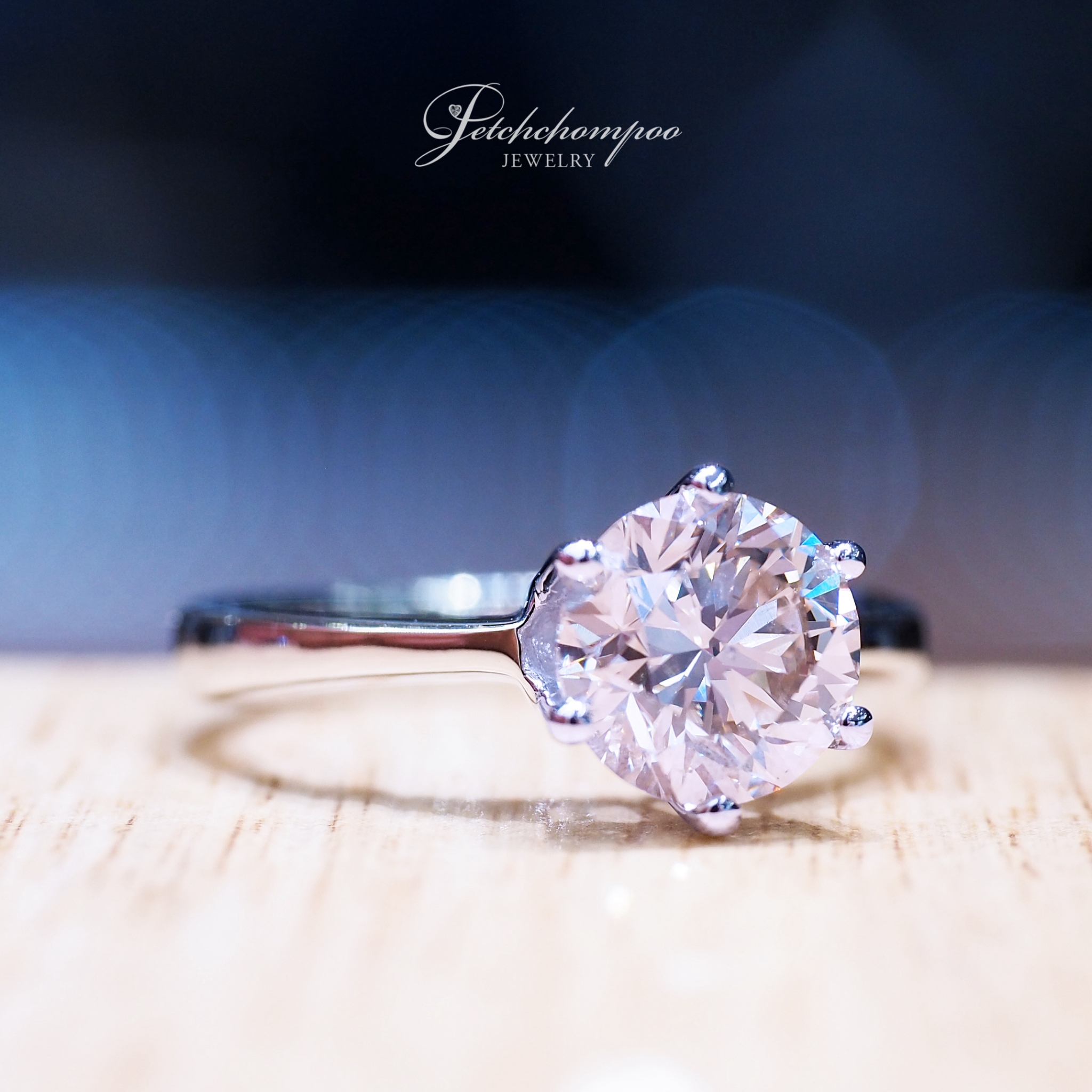 [31016] แหวนเพชรเม็ดเดี่ยว Pure Crown Solitaire 1.91 กะรัต น้ำ95 ลดราคาเหลือ 199,000