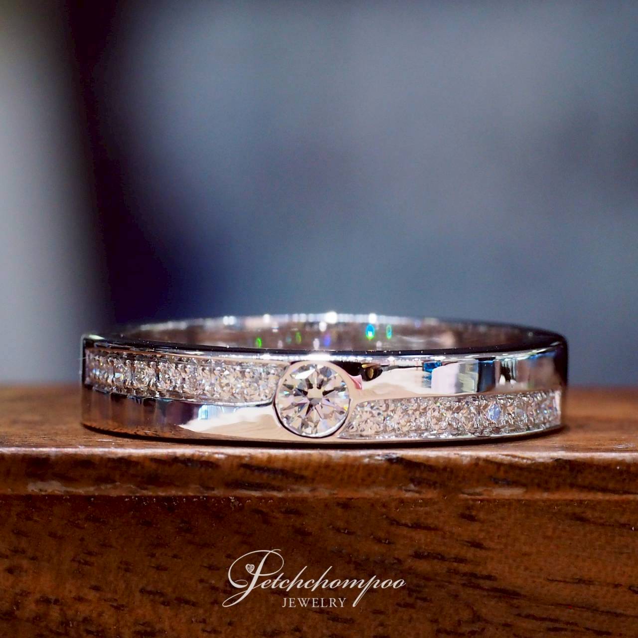 [30874] แหวนเพชรชาย Infinite Promise ดีไซน์ที่เรียบหรูและร่วมสมัย  49,000 