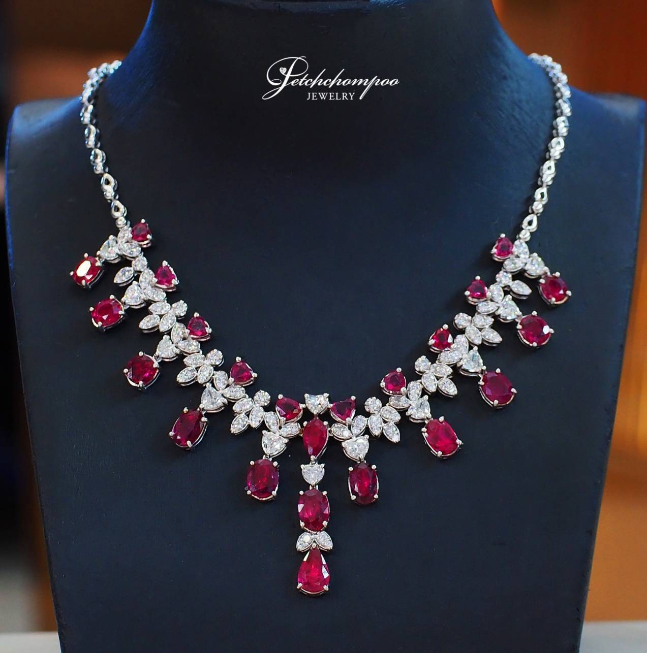 [28985] Ruby with diamond necklace  490,000 