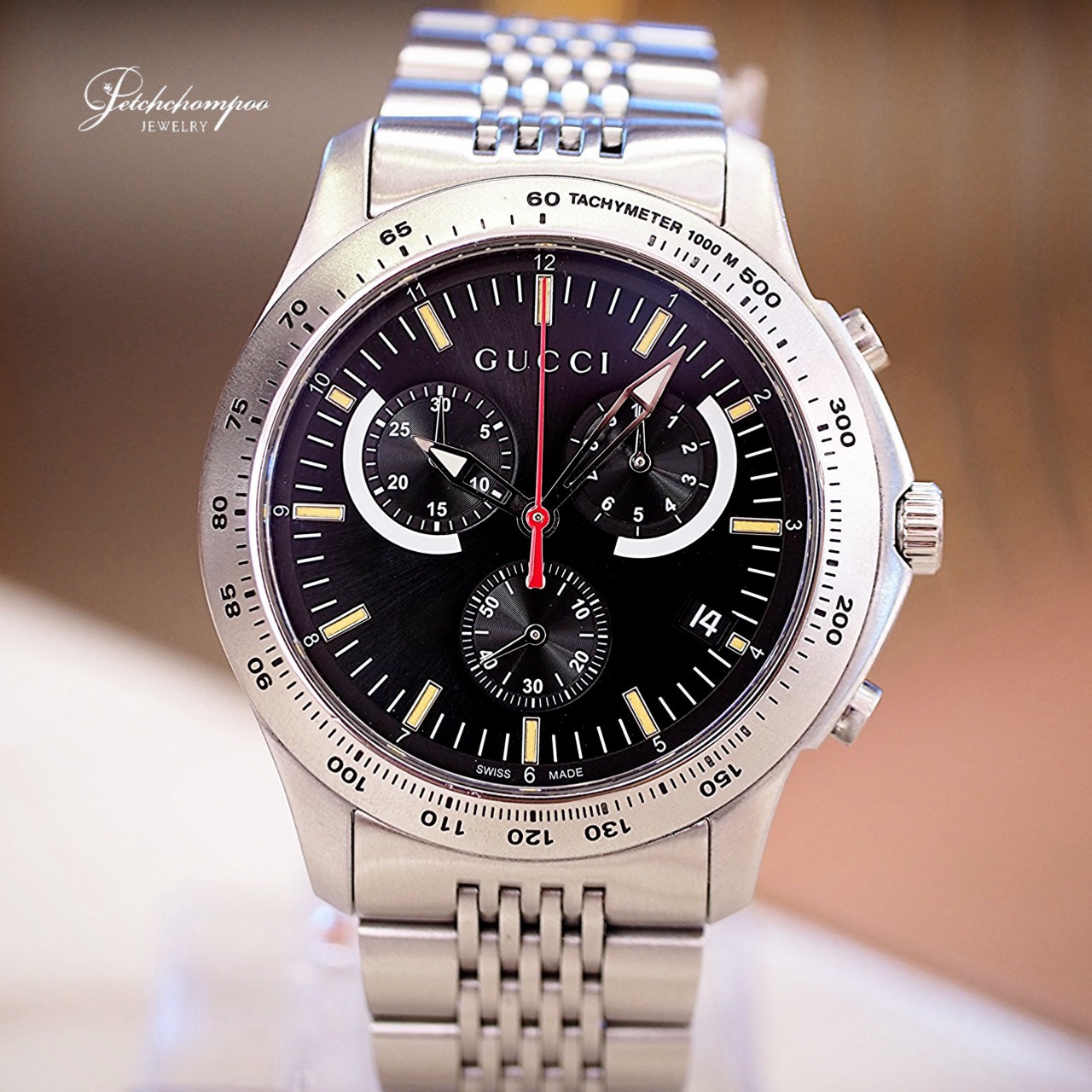 [31155] Gucci Tachymeter 1000m Chronograph  18,900 