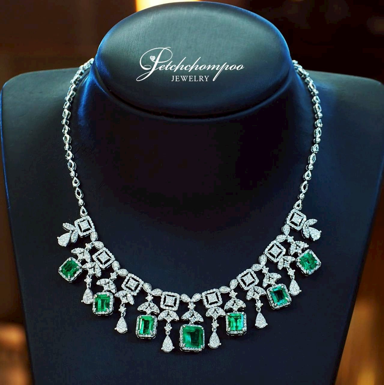 [28628] Colombian emerald necklace  299,000 