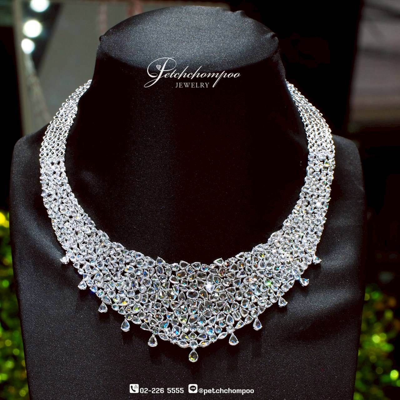 [30340] สร้อยคอเพชรโรสคัต Eternal Radiance™ 38.21 กะรัต  899,000 