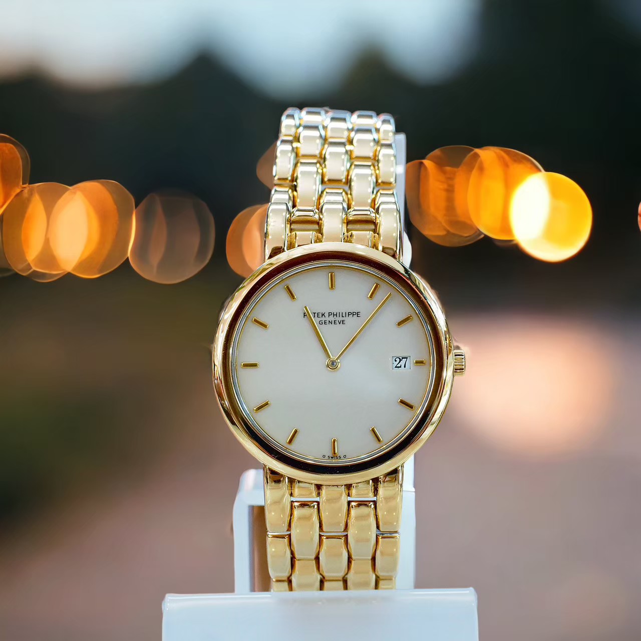 [27597] Patek Philippe CALATRAVA BRACELET FULL GOLD  479,000 
