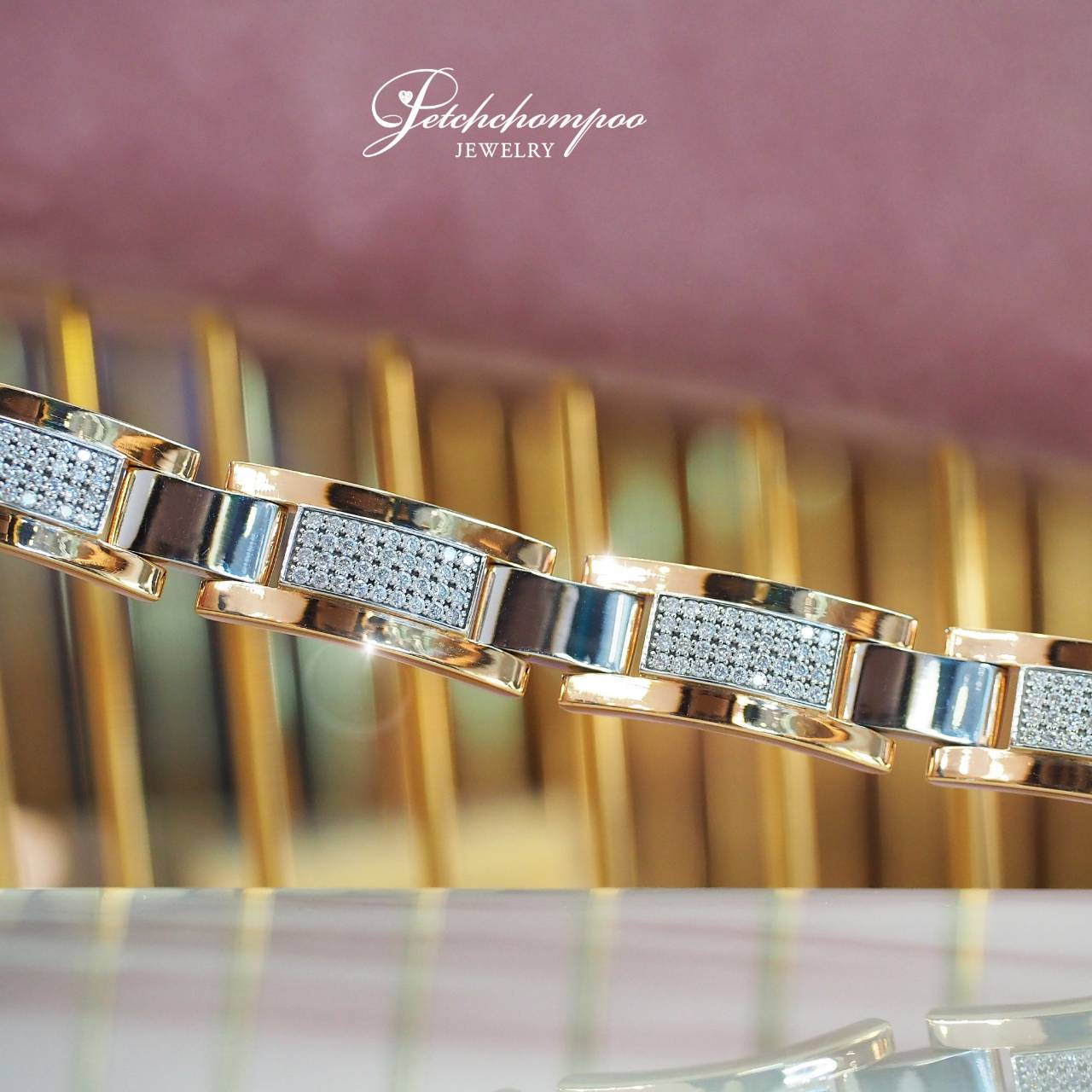 [022212] Men's pink gold Bracelet  299,000 