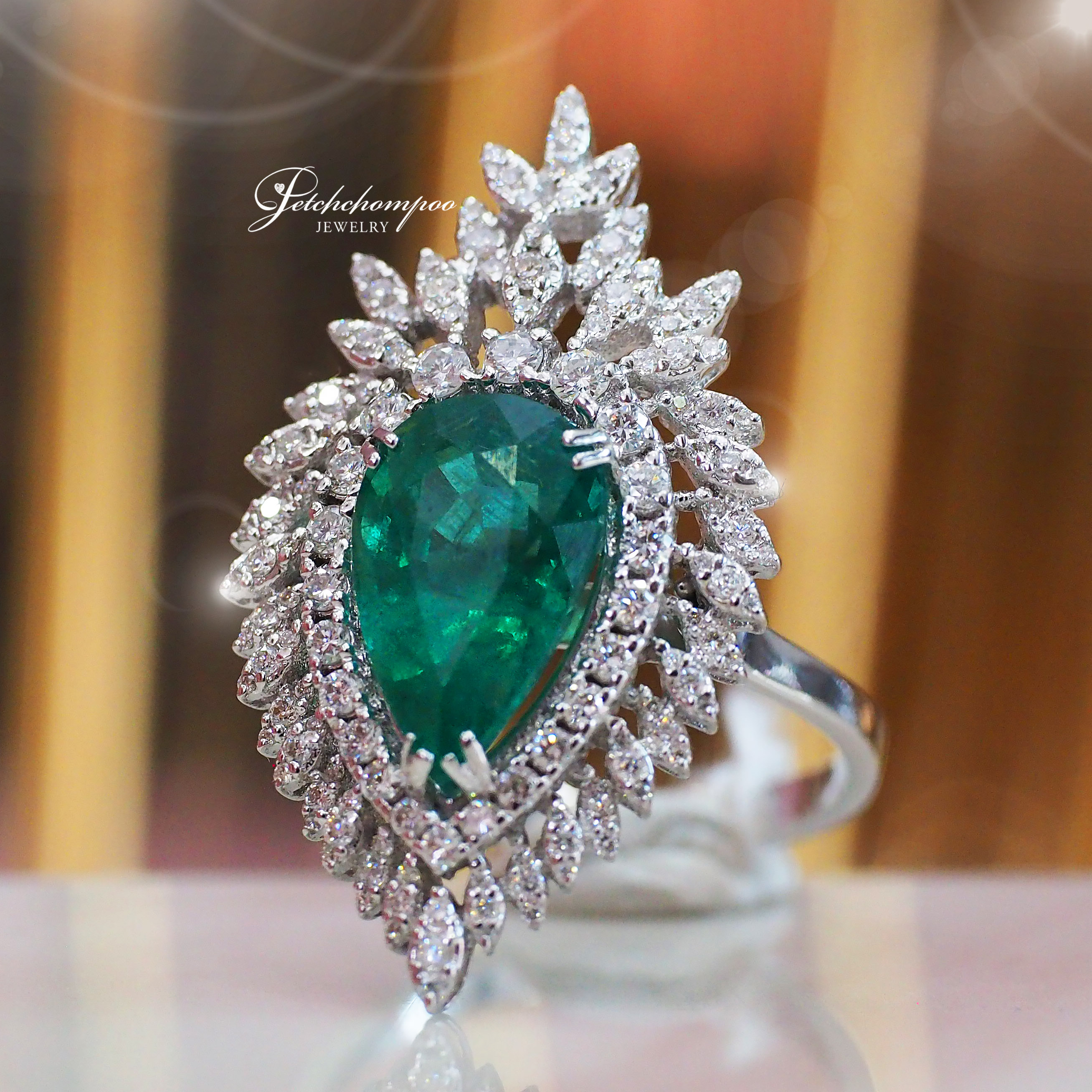 [26444] Emerald and diamond Ring  139,000 