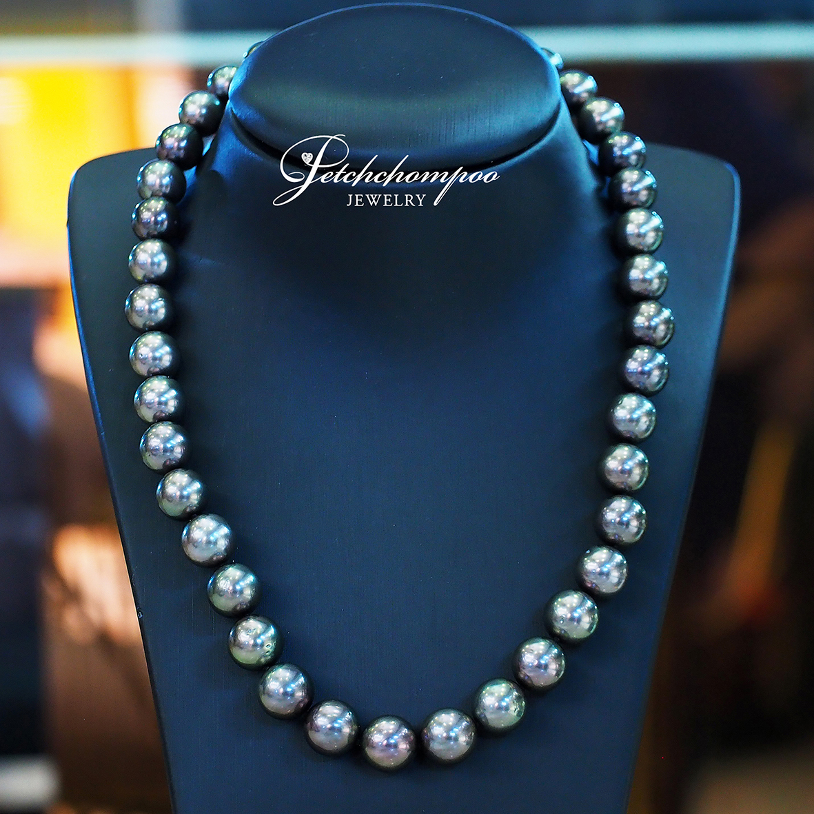 [27261] Tahiti South Sea pearl necklace  79,000 