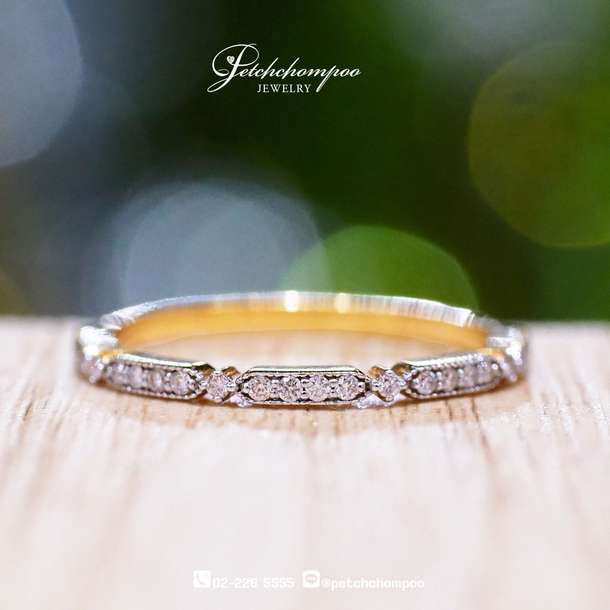 [25822] แหวนเพชร Stack ring  49,000 