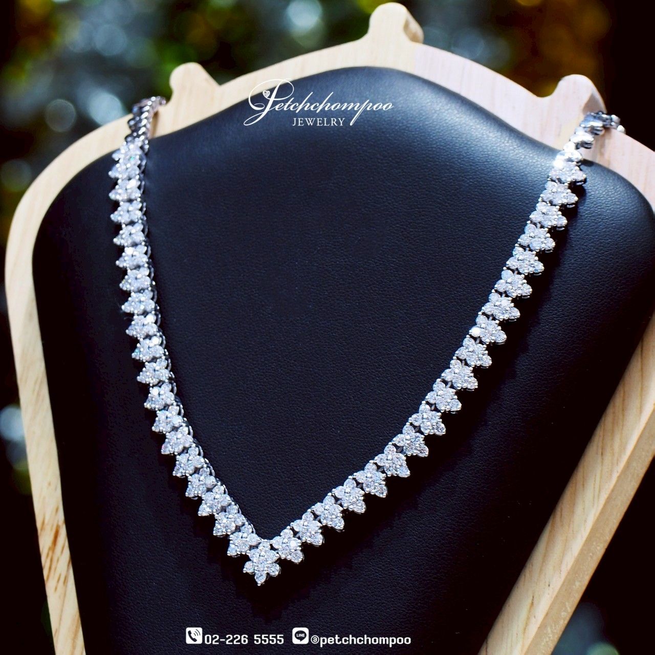 [30220] Brilliant Cascade™ Diamond Necklace 7.03 ct  289,000 