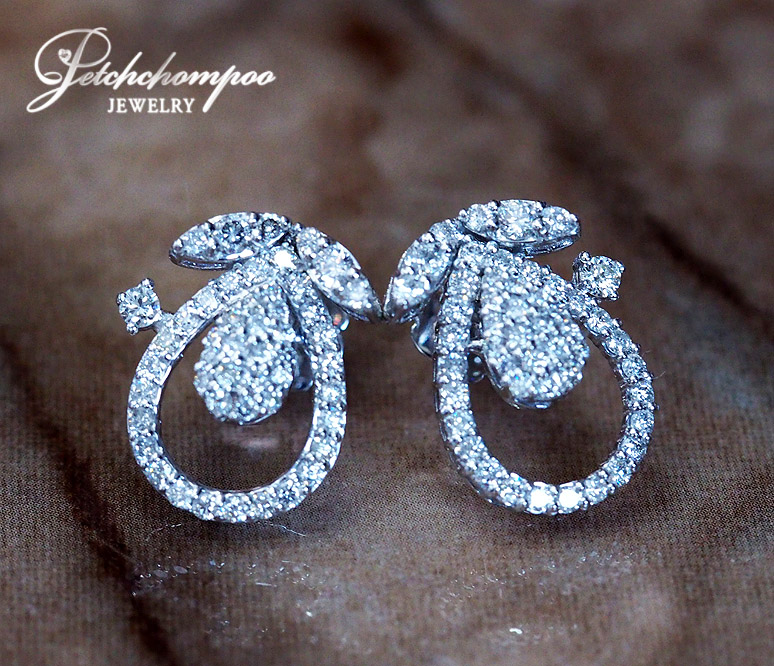 [022139] Diamond earrings  49,000 