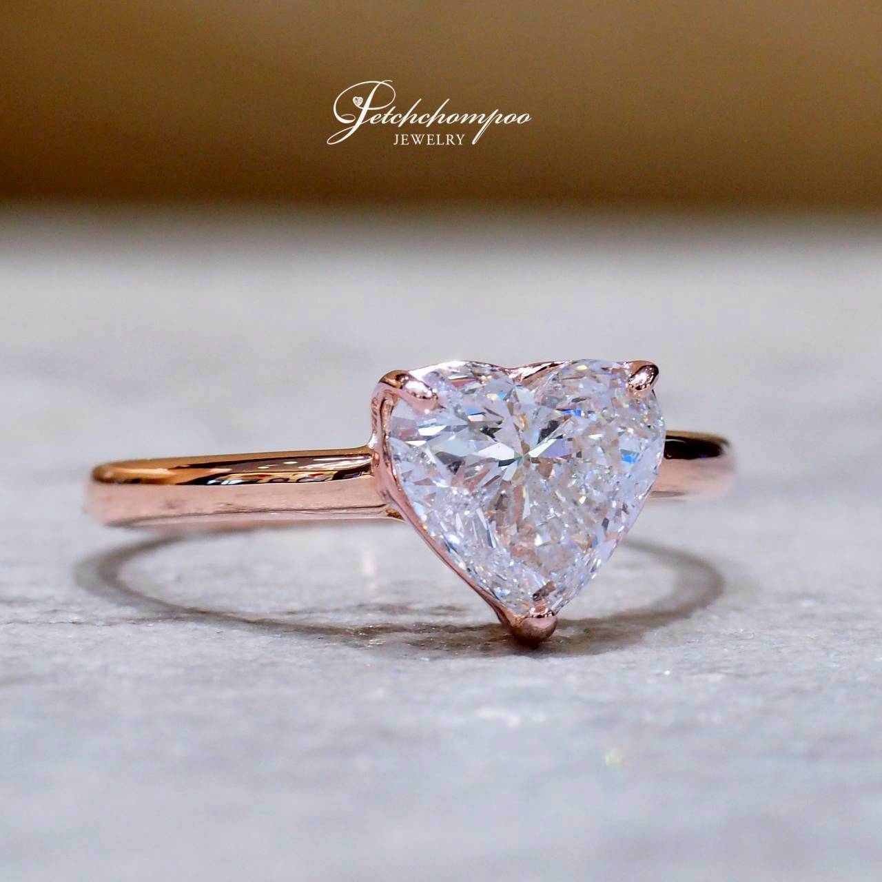 [30778] แหวนเพชรหัวใจ Blush Heart Radiance 1.52 กะรัต พิ้งโกลด์ ลดราคาเหลือ 199,000