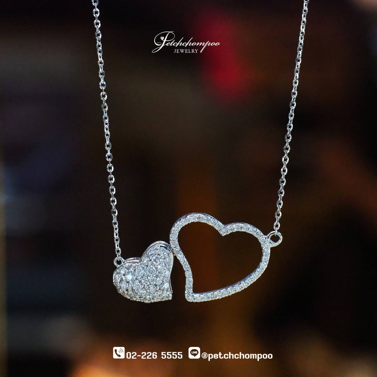 [29625] Double heart pendant  29,000 