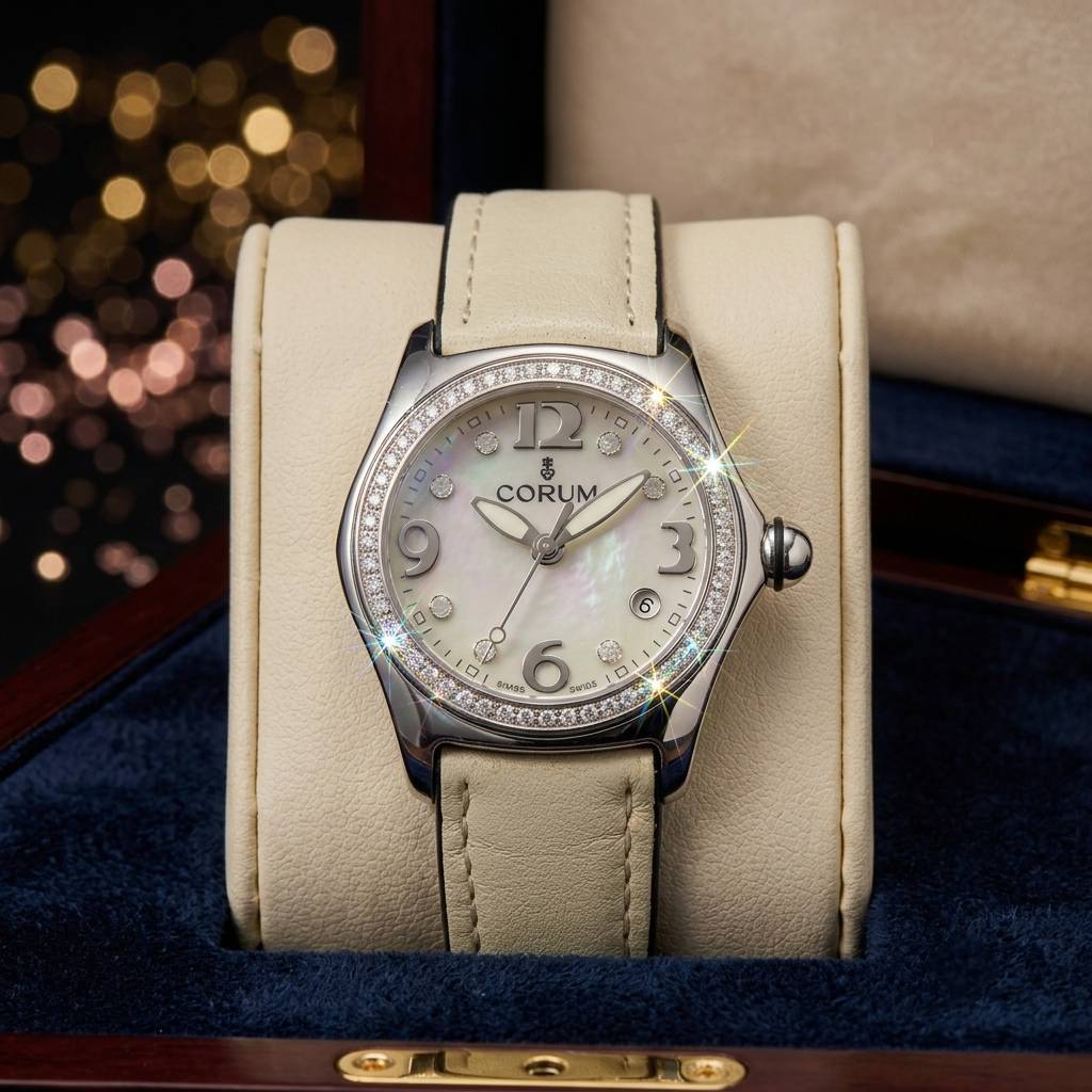 [26835] Corum bubble midsize 36mm ivory  69,000 