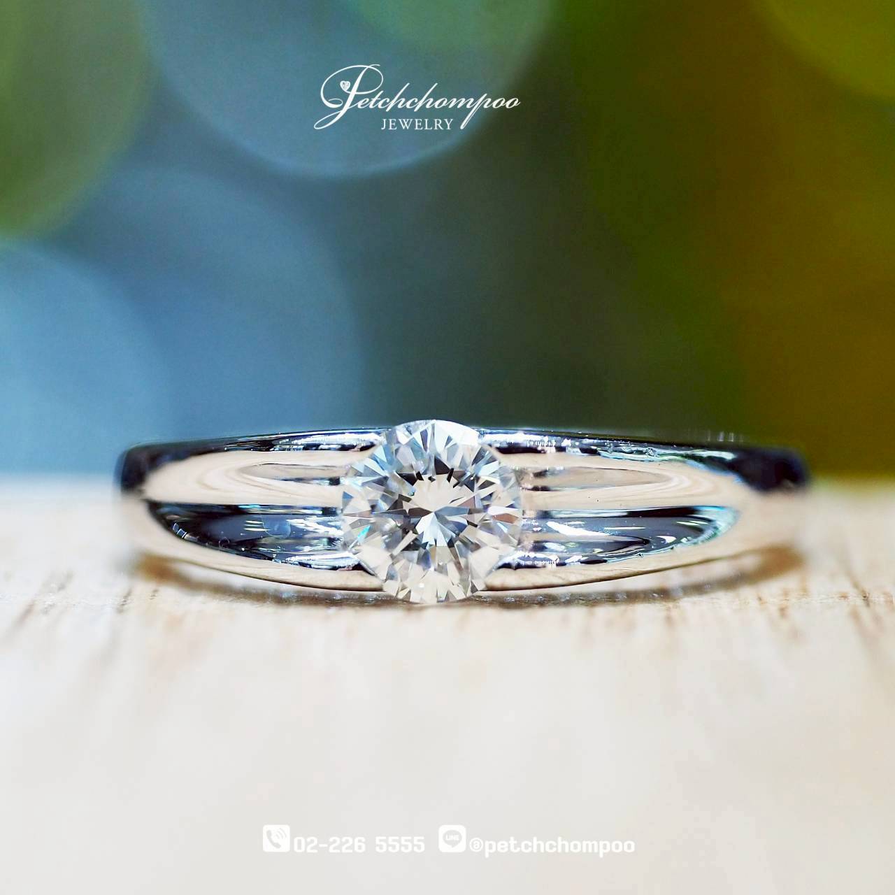[30311] Eternal Whisper™ – 0.41ct Diamond Solitaire Ring  39,000 