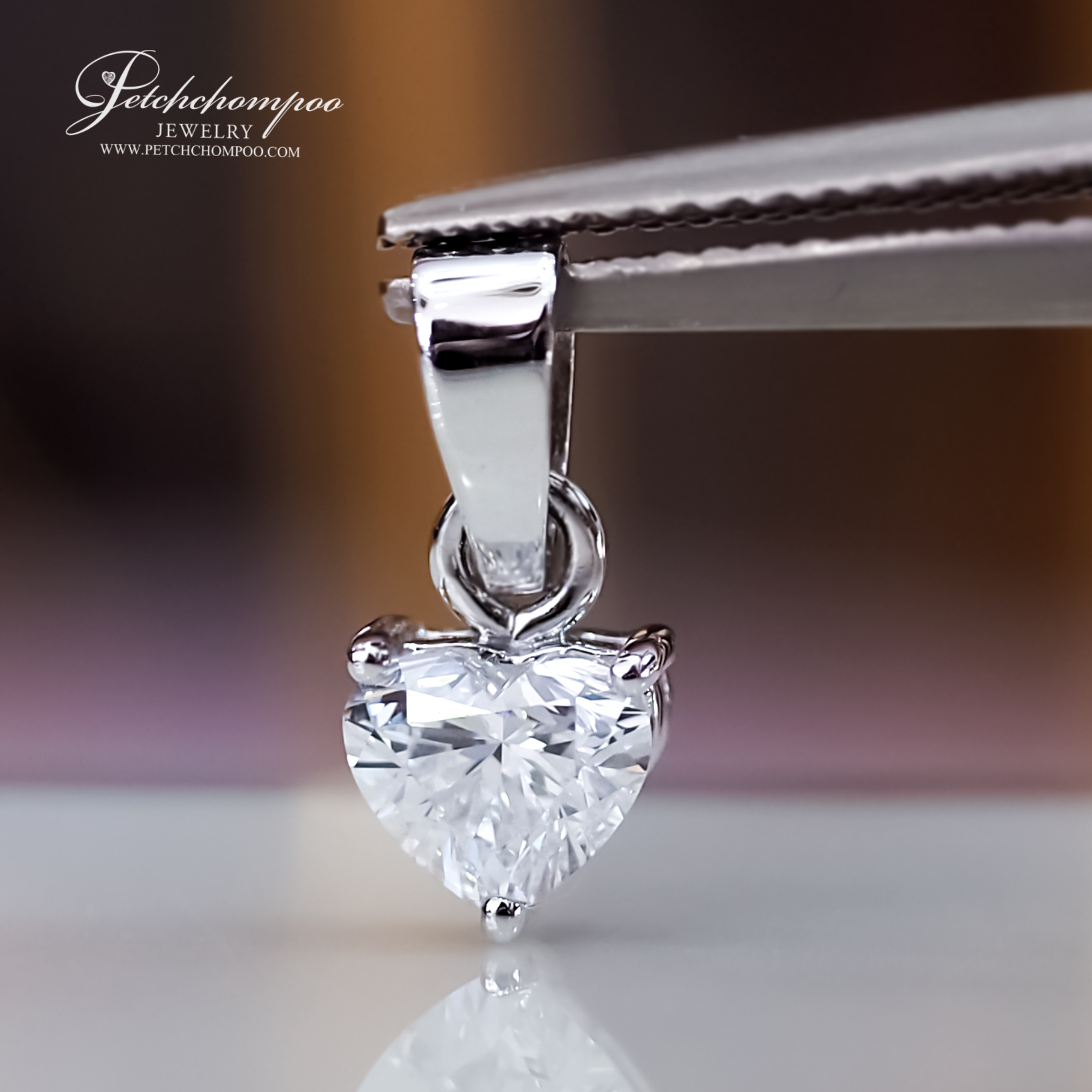 [26896] Heart diamond pendant 0.51 carat  49,000 
