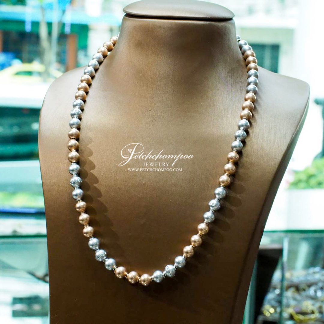 [022987] Bead gdd with diamond necklace  259,000 