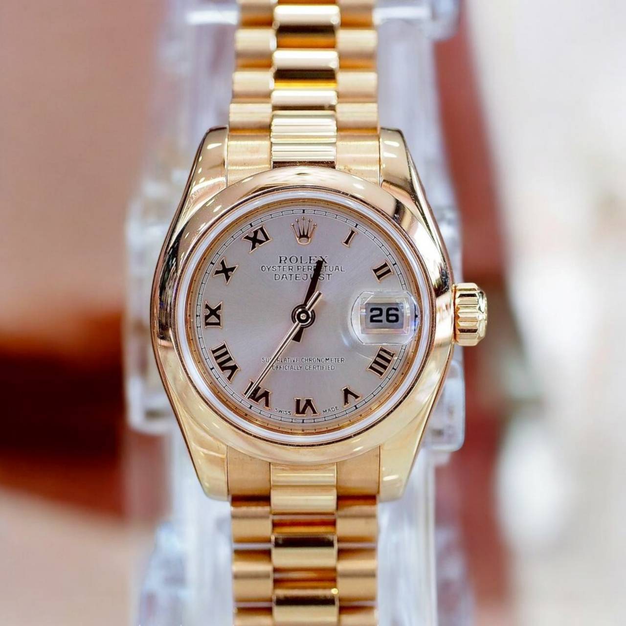[26141] Rolex Lady Datejust 18K Rose Gold 179165  555,000 