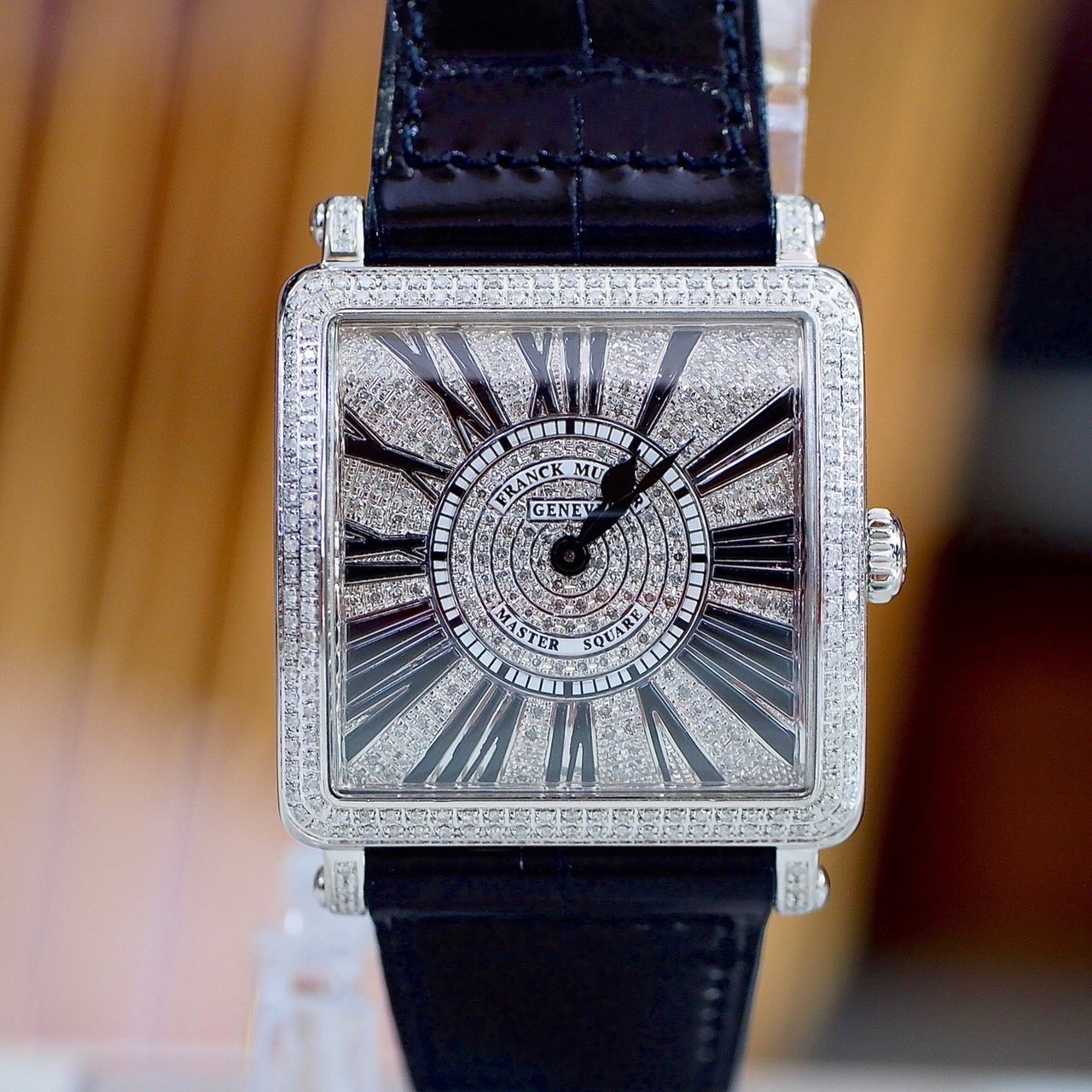 [26649] นาฬิกา Frank Muller Master Square Diamond 6002 M QZ R ลดราคาเหลือ 199,000