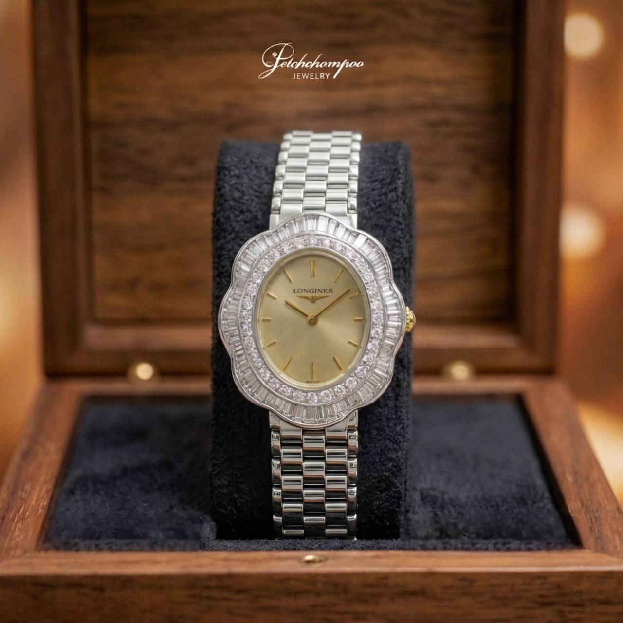 [28946] Longines White Gold & Diamond Luxury Watch  199,000 