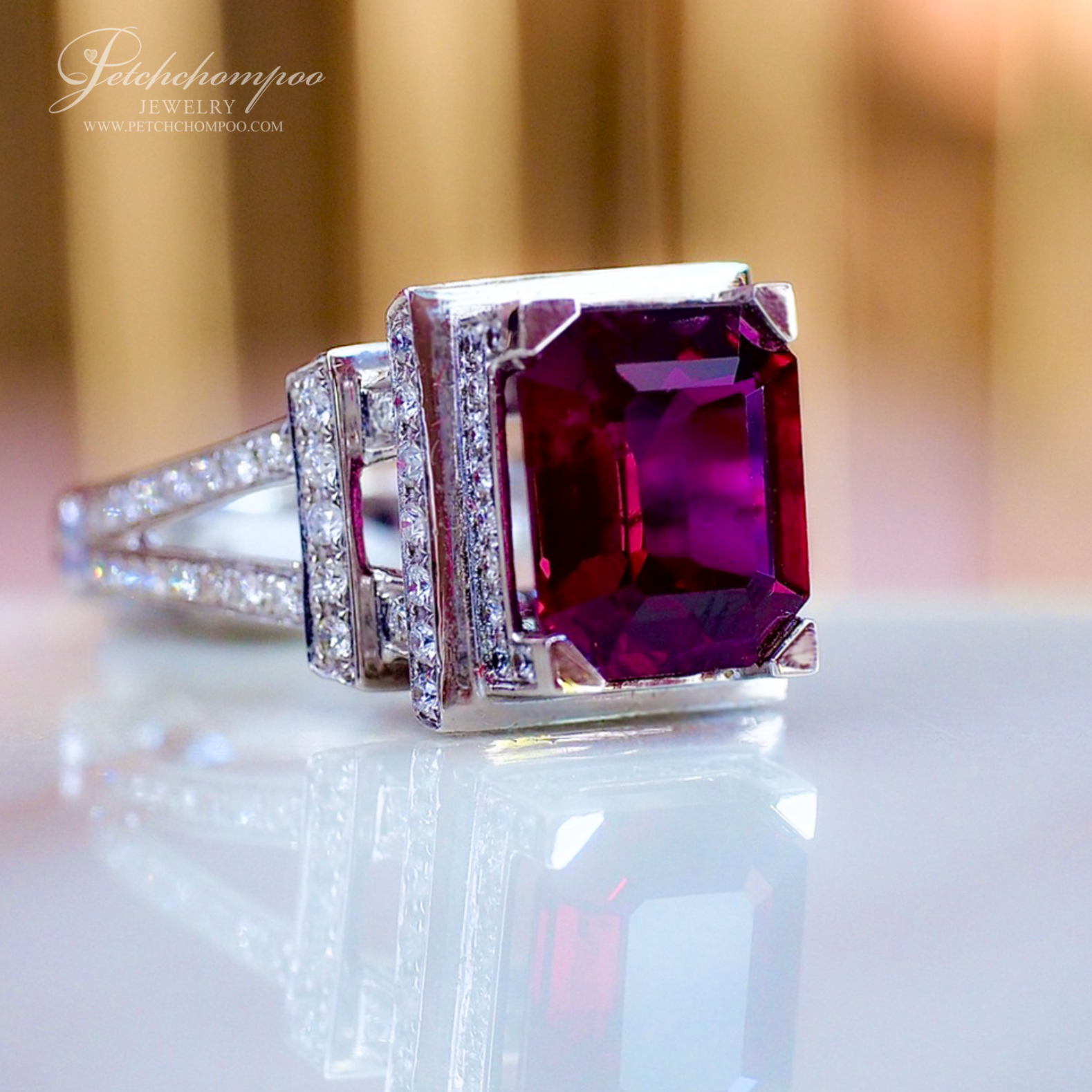 [016131] Ruby Siamese  ring Discount 2,990,000