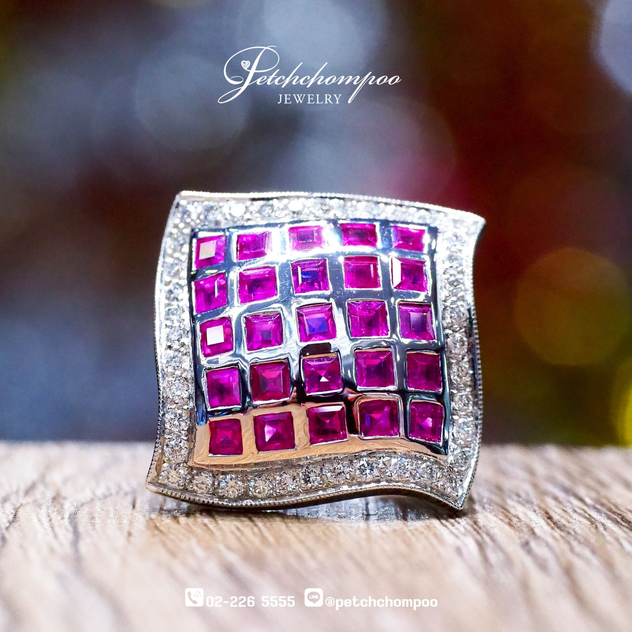 [021348] Ruby Ring with Diamonds  59,000 