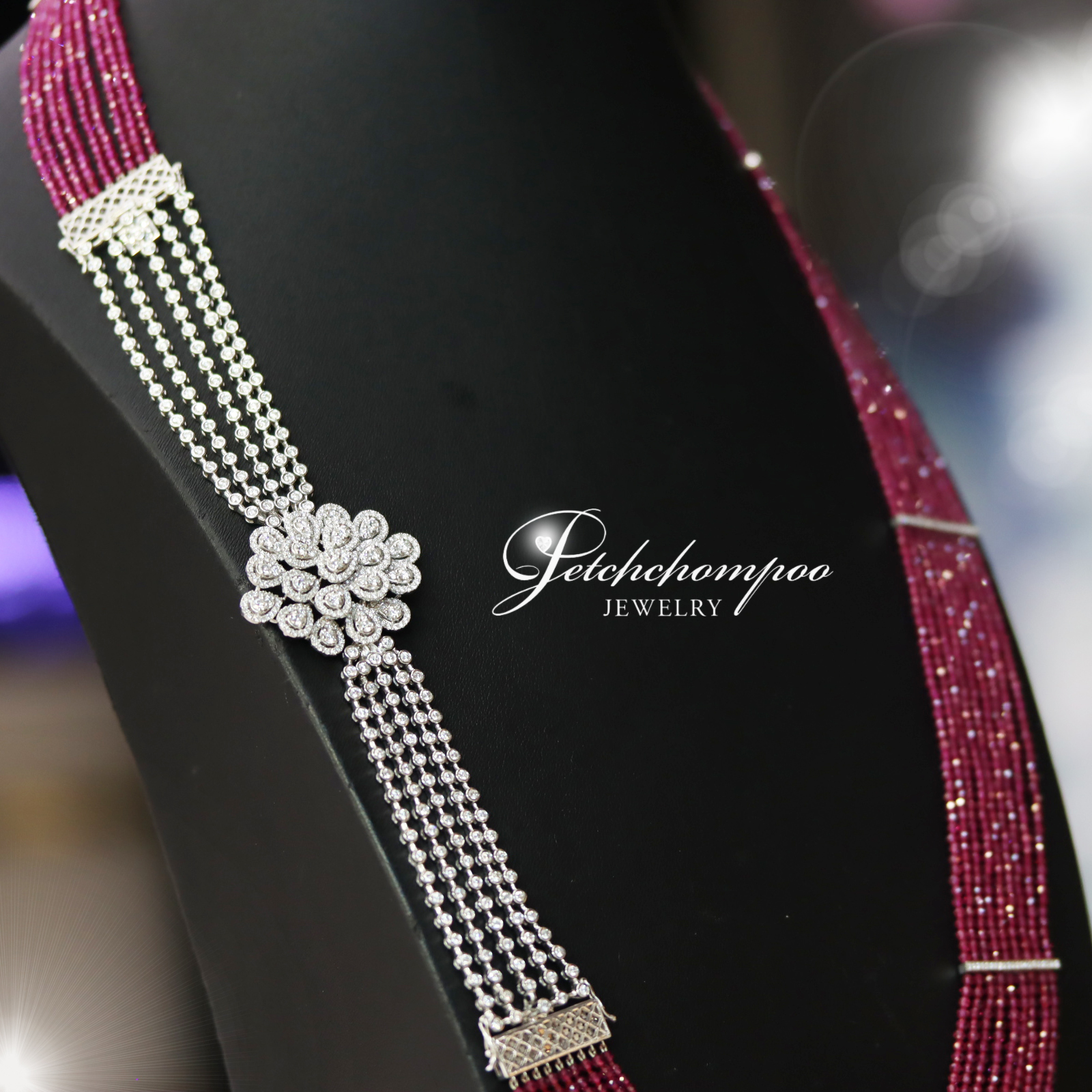 [25276] Ruby and diamond Necklace 2 in 1  399,000 