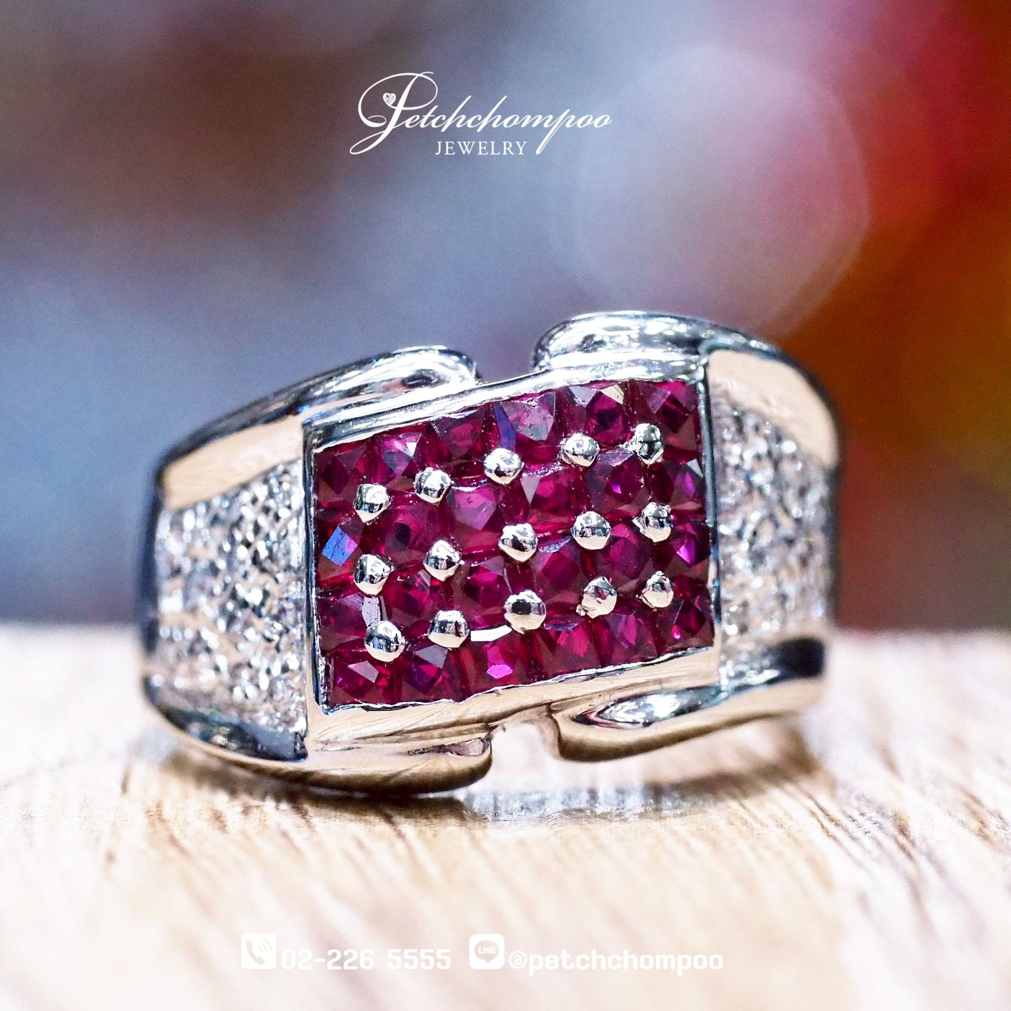 [021443] Ruby and Diamond Ring  35,000 