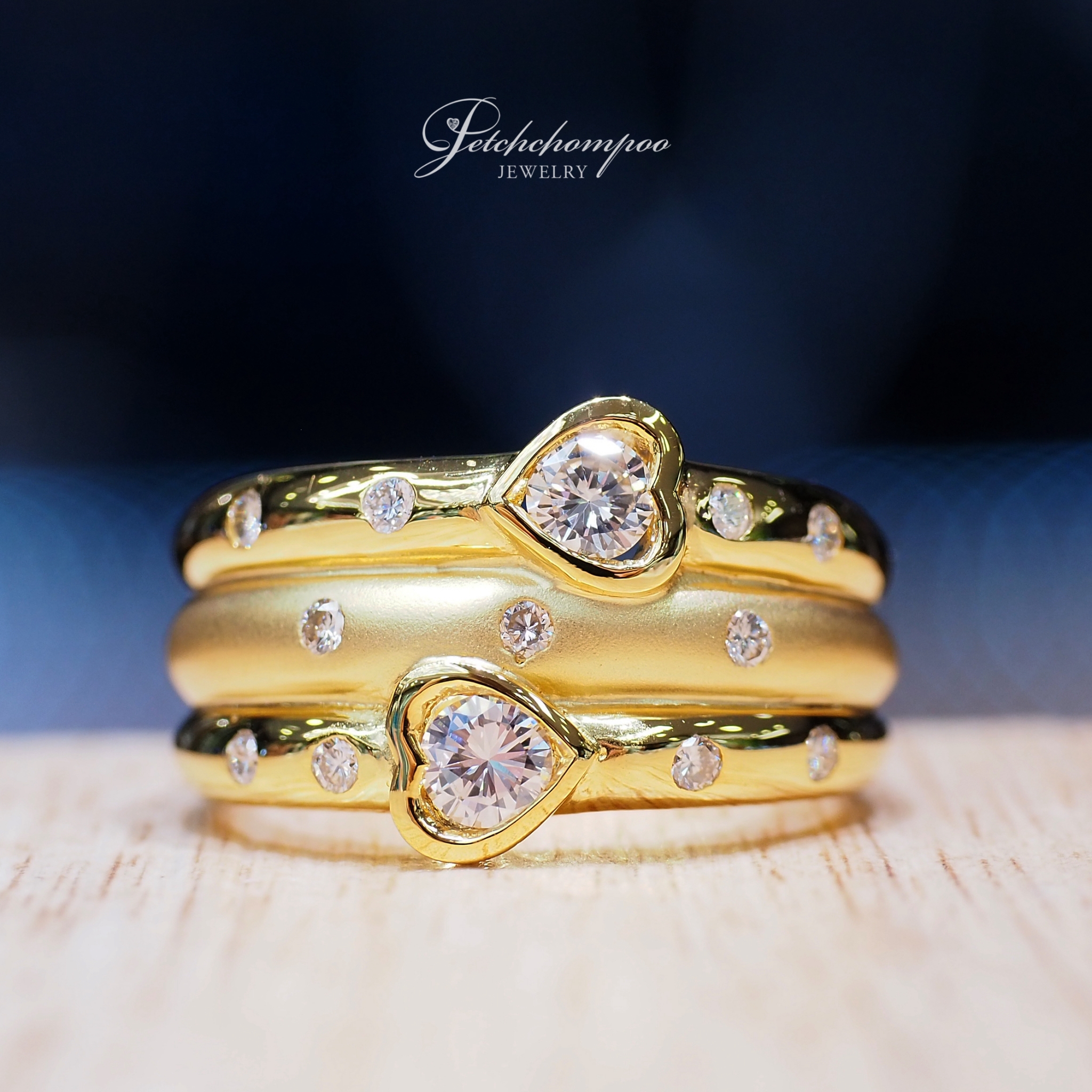 [31020] The Heart’s Journey Ring แหวนเพชรแท้กระเปาะดีไซน์หัวใจลิมิเต็ด  59,000 