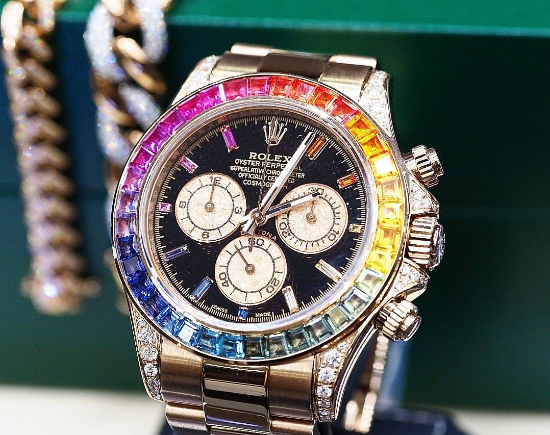 [30835] นาฬิกา Rolex Daytona "Rainbow" Ref. 116505 18k Everose Gold ลดราคาเหลือ 1,650,000